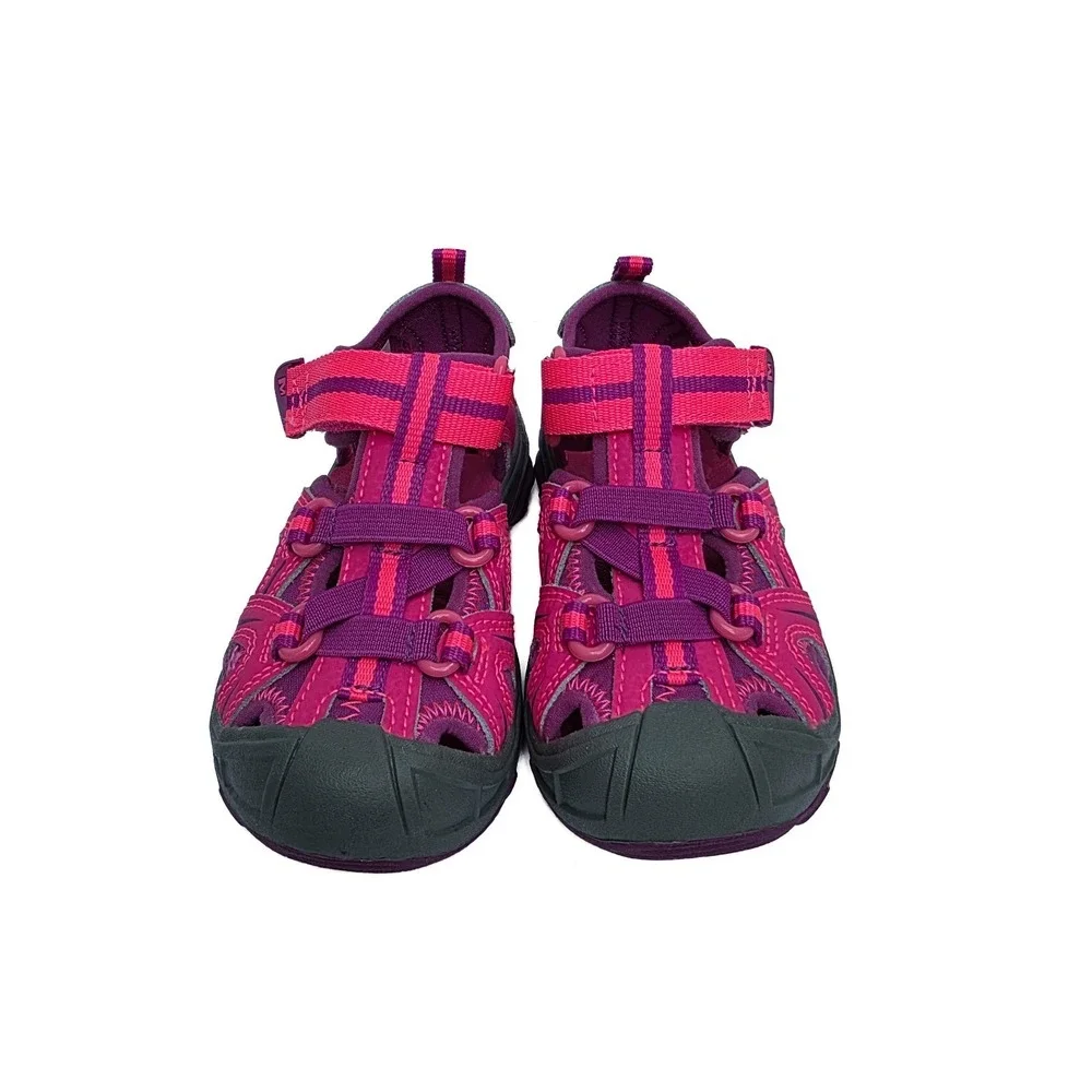 Merrell Girls Hydro Water Sandals Size 9 Pink Purple Strappy Hiking Shoes NEW